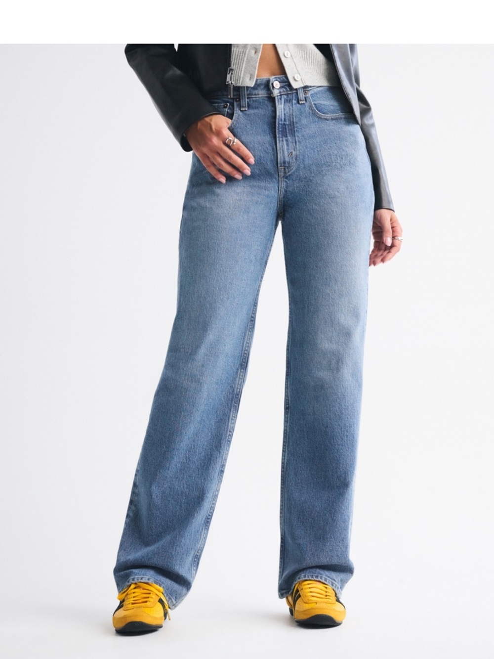 Abercrombie & Fitch High Rise 90’s Relaxed Jean Curve Love Extra Long